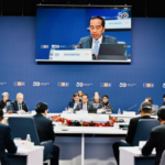 Presiden Joko Widodo saat berbicara dalam KTT Khusus Perayaan ke-50 Kemitraan ASEAN – Australia di Melbourne. Foto: Kemenkeu