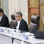 Direktur Utama BRI Sunarso dalam press conference Kinerja Keuangan BRI Triwulan I 2024 di Jakarta pada Kamis (25/4/2024). Foto: Dok BRI