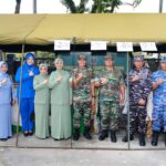 Bertempat di Lapangan Bekangdam VI/Mulawarman, Kodam VI/Mulawarman menggelar kegiatan Bazar TNI Tahun 2024 yang diikuti seluruh personel TNI yang berada di lingkungan Kodam VI/Mulawarman, khusus di Kota Balikpapan personel Lanal Balikpapan dan personel Lanud Dhomber Balikpapan ikut serta dalam kegiatan ini, Selasa, 2 April 2024.