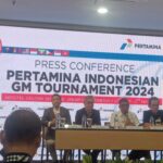 Ketua Dewan Pembina PB Percasi, Ir Eka Putra Wirya dan Ahmad Riufai saat memberikan keterangan. Foto/ipol