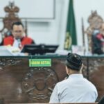 Suasana sidang kasus pembunuhan berencana Ibu dan anak di Pengadilan Negeri Subang. Lembaga Persidangan Saksi dan Korban (LPSK) berikan perlindungan fisik pengamanan dan pendampingan selama proses persidangan dalam pemberian keterangan di Pengadilan pada Kamis (25/4) dan Jumat (26/4) lalu. Foto: Ist