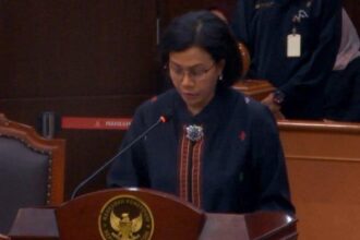 Menteri Keuangan (Menkeu), Sri Mulyani, memberikan keterangan dalam sidang Perselisihan Hasil Pemilihan Umum (PHPU) hari ini, Jumat (5/4/2024). yutube Mk