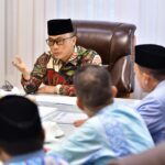 Pj Gubernur Sulsel saat menerima delegasi DPW BPKRMI Sulsel. Foto: humas pemda Sulsel.
