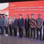 Peluncuran BAIC dihadiri oleh Ketua MPR RI Bambang Soesatyo (Bamsoet), direksi JDI, dan Rudy Salim selaku CEO Prestige Motorcars. Foto: JDI