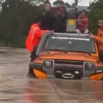 Banjir besar di negara bagian Rio Grande do Sul, selatan Brasil. Foto: Medsos X