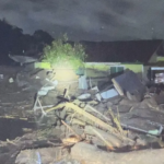 Situasi pascabanjir bandang di Kabupaten Agam, Sumbar pada Sabtu malam (11/5/2024). Foto: BPBD Kabupaten Agam