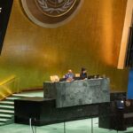 Majelis Umum PBB bersidang di markas besar PBB di New York City. Foto: UN Photo