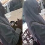 wanita yang mengaku sebagai malaikat di Depok. Foto: IG, @infodepok_id