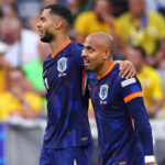 Cody Gakpo dan Donyell Malen, dua aktor kemenangan Belanda atas Rumania. (X/EURO2024)