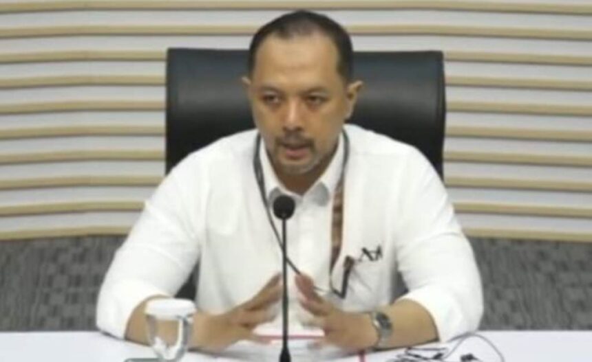 Juru Bicara KPK, Tessa Mahardika Sugiarto dalam menyampaikan keterangan pers di Gedung Merah Putih, Rabu (3/7/2024). Foto: Tangkap layar YT @kpkri