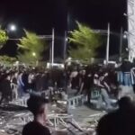 Konser SID di Pekalongan berakhir ricuh. Foto: IG, @mygigsmedia